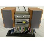 SONY MINI HI-FI SYSTEM. Model no. DHC-MD33 This unit comes complete with 2 speakers, remote
