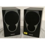 A PAIR OF MISSION SPEAKERS. These are bookshelf speakers, model no. MX-1, found in very good