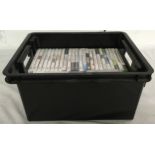 BOX OF VIDEO GAMES. Large collection to include Xbox, PlayStation and Wii games.