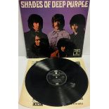DEEP PURPLE UK LP 'SHADES OF DEEP PURPLE'. Originally released in 1968 this is an EMI / Parlophone