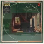 NICK DRAKE ‘FIVE LEAVES LEFT’ LP VINYL BOX SET. Limited edition deluxe box set containing 180g LP