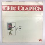 SIGNED ERIC CLAPTON VINYL LP RECORD. This autograph was obtained by vendor at Cranleigh School