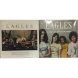 2 X VINYL LIVE ALBUMS BY THE EAGLES. titles are 'Target Practice & Lives Of Outlaw Men' both found