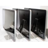 3 x Apple monitors model ref: A1407. Untested though removed from a working environment