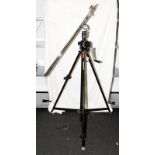 Manfrotto professional quality heavy duty wind up stand. Total extended height approx 2.5m. Model