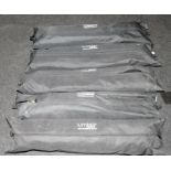 5 x Bowens Lumiair Softboxes. All in branded storage holdalls.