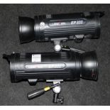 2 x Lencarta EP300 studio flash heads