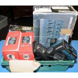 Various Electricals including two Nessie Blue recording mics. in boxes, all untested