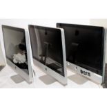 3 x Apple monitors model ref: A1311. Untested though removed from a working environment