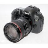 Canon 5Ds DSLR camera with fitted Canon EF 24-105 zoom lens. Comes complete with battery and charger