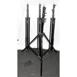 4 x Calumet lightweight photographic studio light stand ref: MF 6060