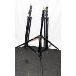 3 x Bowens lightweight photographic studio light stand ref: BW6610