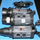 3 x Bowens Esprit Gemini GM750 Plus + flash heads c/w mains cables. Untested but removed from a