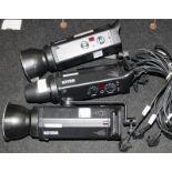3 x Bowens Gemini GM1000 pro flash heads c/w mains cables. Untested but removed from a working