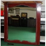 A designer sideboard and matching mirror. Sideboard 81x162x45cm. Mirror 160x154cm