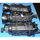 3 x Bowens Gemini GM750PRO flash heads c/w mains cables. Untested but removed from a working