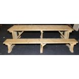 A very large picnic bench 72x241x154cm