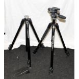 Manfrotto 290 Xtra 3 section portable tripod with fitted 804RC2 head c/w a Manfrotto low level