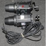 2 x Bowens Gemini GM400 flash heads c/w mains cables. Untested but removed from a working