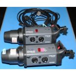 2 x Bowens Esprit Gemini GM750 Plus + flash heads c/w mains cables. Untested but removed from a