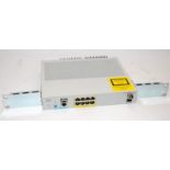 Cisco Catalyst 2960-L series ref: ws-c2960l-8ps-ll 8 port gigabit PoE switch. Removed from a working