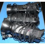 3 x Bowens Gemini GM750PRO flash heads c/w mains cables. Untested but removed from a working