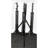 4 x Calumet lightweight photographic studio light stand ref: MF 6065