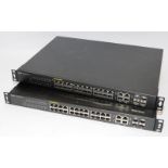 2 x Zyxel GS1920-24HP 24 port gigabit PoE smart managed switch. Removed from a working environment.