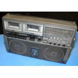 Sharp GF525 double cassette boom box, untested.