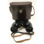 Pair of vintage 9x35 Ross London binoculars with original case