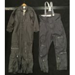 Vintage 1950's circa 1959 RAF MK4 flying suit size 5 together with a pair of MK3 overalls.