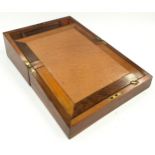Vintage mahogany writing slope with leather inlay in good clean condition 14.5x30x21cm when closed.