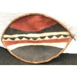 Tribal art shield.