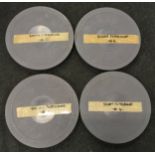 Possible complete set of four cinema film reels for "The Silent Playground" a 1963 British horror