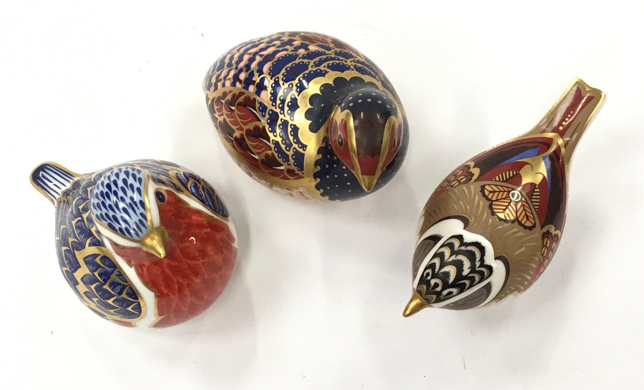 Royal crown Derby collection of bird paperweights (3). - Image 2 of 4