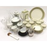 Collection of mixed ceramics and glassware to include Royal Doulton "Sonnet" coffee set, Noritake