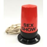 "Sex Show" light.