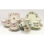 Aynsley china tea set for six together with a Tuscan tea set for six and other etc.