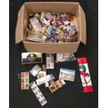 Large collection of vintage advertising matchboxes some still sealed.