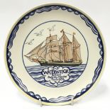 Poole Pottery "Waterwitch" 10" commemorative plate.