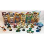 Collection of Skylander figures of which some are still sealed in their boxes. A total of 18 items.