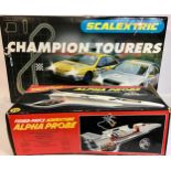 Large set of Scalextric Champion Tourers in super condition complete with 2 rally cars,