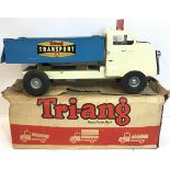 Vintage 1950s -60s Pressed Steel Triang Transport Van / Truck Lorry. Great condition for age with