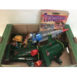 Various collection of Thunderbirds items including 2 x Thunderbirds 2 - Thunderbirds 1 and others