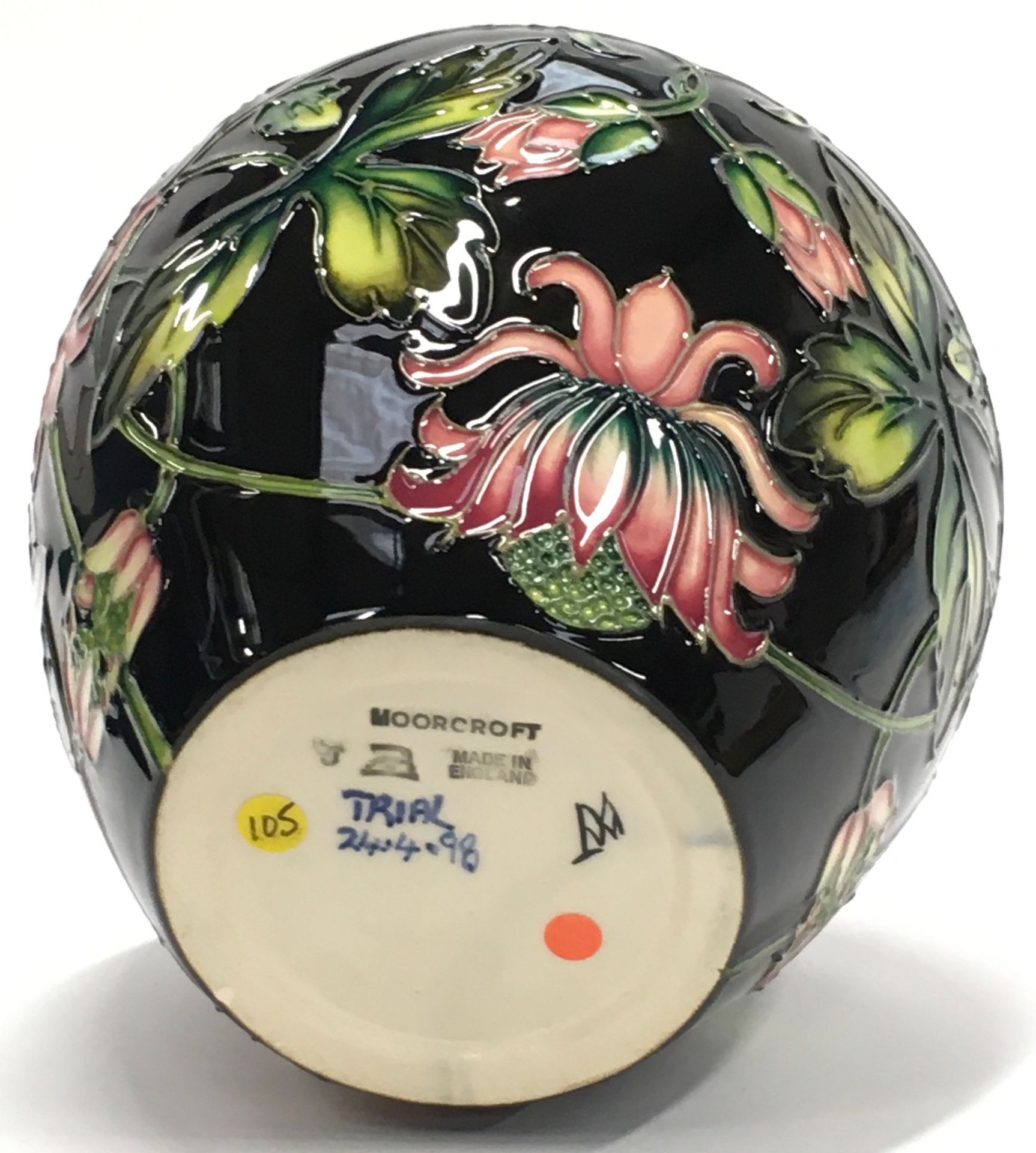 Moorcroft Wendy Mason Dream Time vase 1998. Tubeliner Gill Johnson (Nee Leese). Paintress Wendy - Image 4 of 4