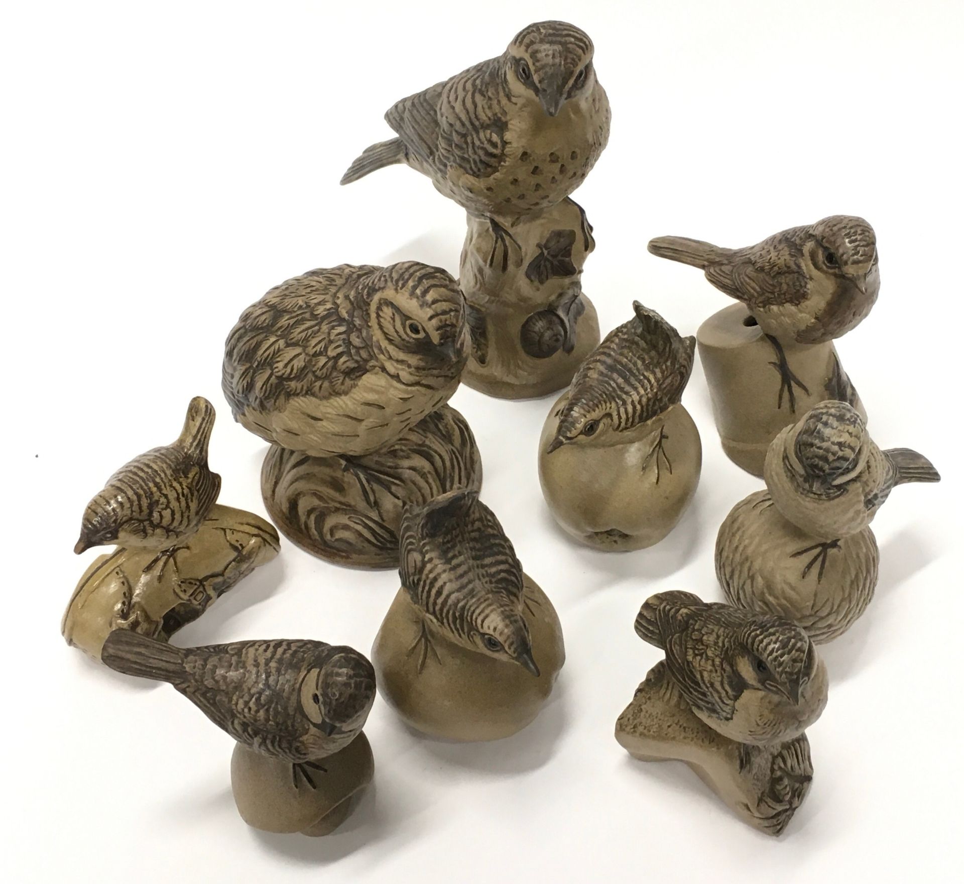 Poole Pottery collection of Barbara Linley Adams stoneware birds (9). - Image 2 of 3