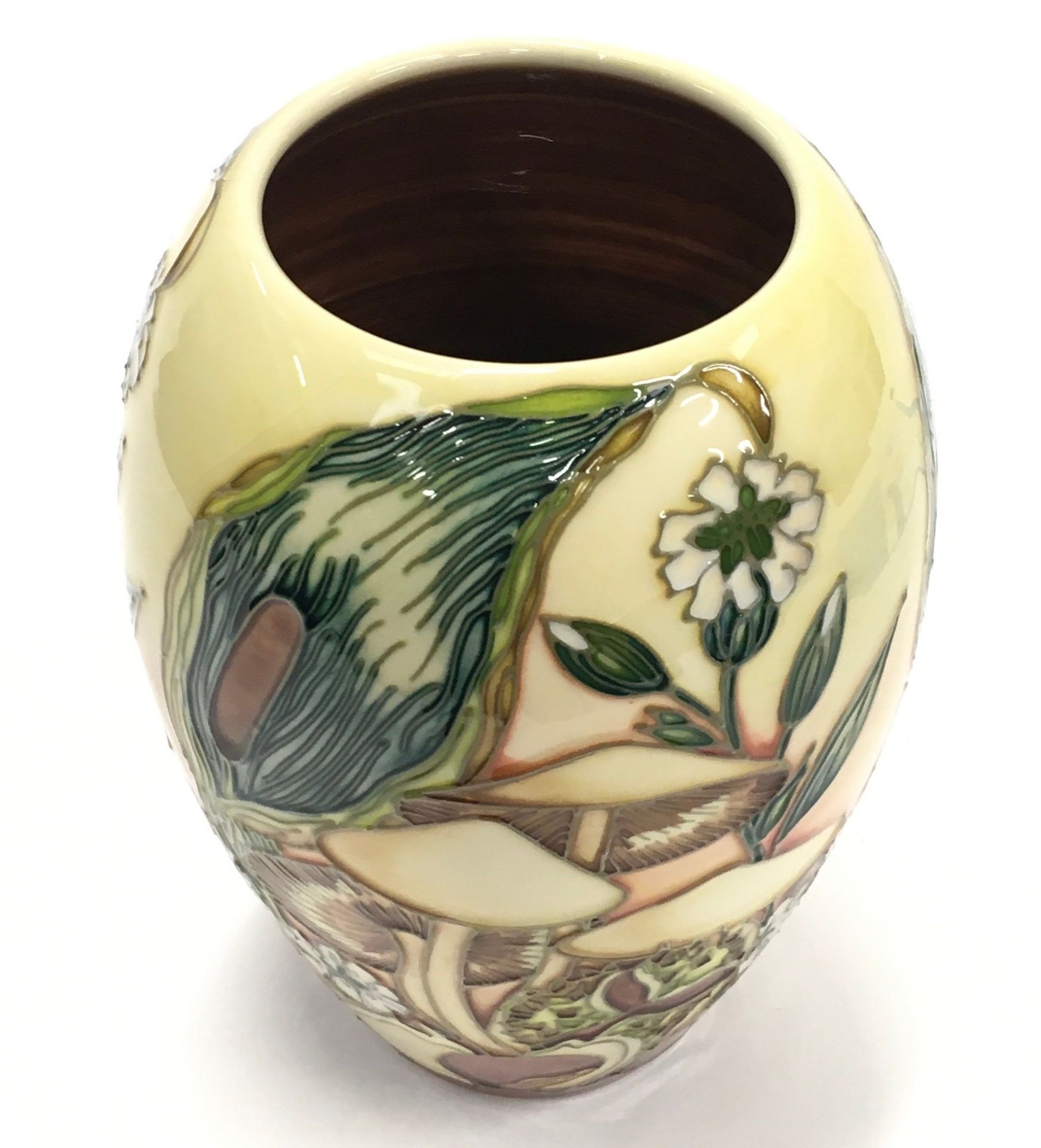 Moorcroft Debbie Hancock Underwood vase 1998. Limited edition 16/350. Tubeliner Sarah Pendlebury. - Image 3 of 4