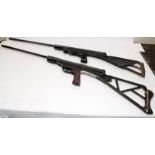 2 x .22 calibre break barrel air rifles by Spanish firm Elgama. One cocks and discharges fine, the