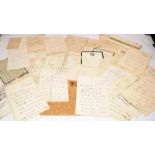 A collection of historically and politically significant letters and personal correspondence