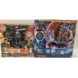 2 boxed Dr Who sets. Doctor Who eleventh Tardis rare playset which seems complete on inspection